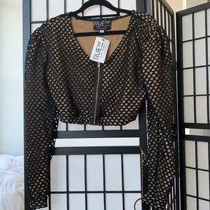 Cute Rue107 crop-top (or swim top)